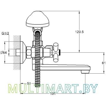 Смеситель Econoce EC0421 картинка 2